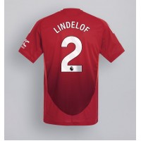 Pánský Fotbalový dres Manchester United Victor Lindelof #2 2024-25 Domácí Krátký Rukáv